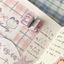 GETVOW 200 Cái / Cuộn Nhãn Dán, Mèo Con Hoạt Hình Chỉ Số Tab, Quà Tặng DIY Sổ Lưu Niệm Có Thể Tháo Rời Thẻ Phân Loại Đồ Dùng Học Sinh