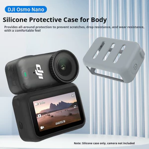Ốp bảo vệ silicon thích hợp cho mô-đun truyền dẫn DJI OSMO NANO, vỏ bảo vệ an toàn cho màn hình máy ảnh Nano.