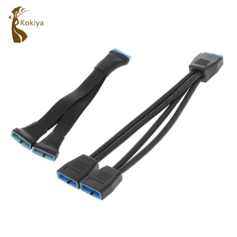 Cáp kokiya 19 Pin Đầu USB USB3.0 Bo Mạch Chủ USB Bộ Chia Hub USB Bên Trong Cho Bo Mạch Chủ, Bảng Điều Khiển