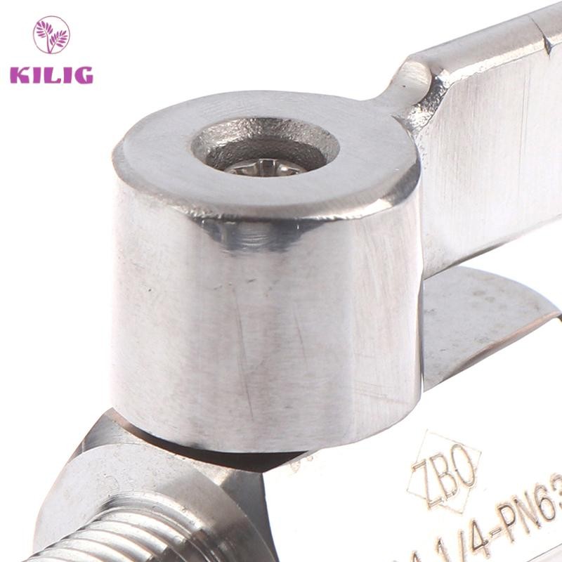 Van nhỏ bằng thép không gỉ 304 1 / 4 Inch tiện lợi