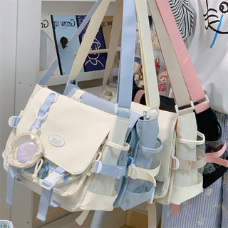 Túi đeo vai itabag PVC trong suốt in chữ phong cách Hàn Quốc mới