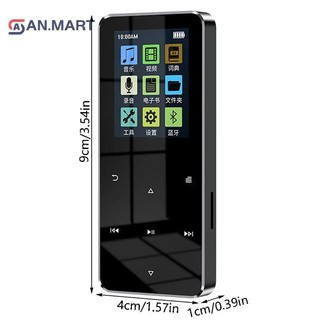 Bigdealssuper Máy Nghe Nhạc MP4 Có Loa Tích Hợp Cảm Ứng Phím Video Máy Nghe Nhạc Hifi Kim Loại 1.8 Inch Walkman Siêu
