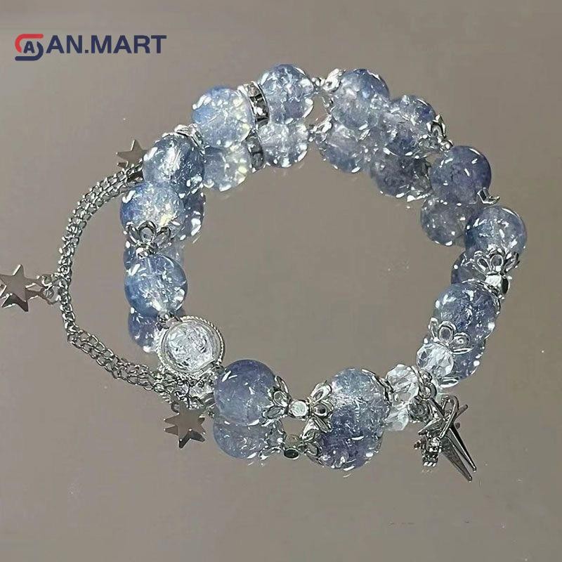 Bigdealssuper Ánh Sáng Sang Trọng Ngọt Ngào sel Vòng Tay Nữ Thời Trang Bé Gái Giả Tưởng Đính Hạt Dây Đàn Hồi Vòng Tay Phụ Kiện Trang Sức Quà Tặng Siêu