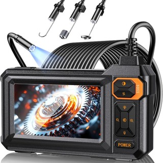 Camera nội soi CLEARLINE, Camera Borescope 4,3 Inch 1080P HD, Camera kiểm tra bán kỹ thuật số 16,4FT IP67 Dụng cụ thoát nước rắn