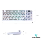 Lychee Gaming C98PRO Bàn Phím Cơ Không Dây Tùy Chỉnh 2.4g Bluetooth Có Dây Ba Chế Độ Màn Hình Hiển Thị Núm 98 Phím RGB Chiếu Sáng Bé Gái Trò Chơi Văn Phòng — ảnh 5