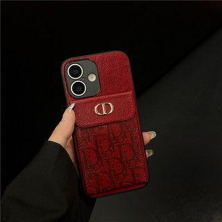 CD Vintage Da Cao Cấp Đựng Thẻ Thời Trang Ốp lưng iphone 17 17Air 16promax 16 15 14 13 12 11 Pro Max XsMax XR X Xs 7 8 Plus Ốp lưng