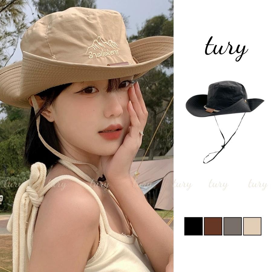 Mũ Tai Bèo Unisex Nam Nữ - Tury - Mũ nón che nắng cao bồi lớn TRAVELLER - NV054
