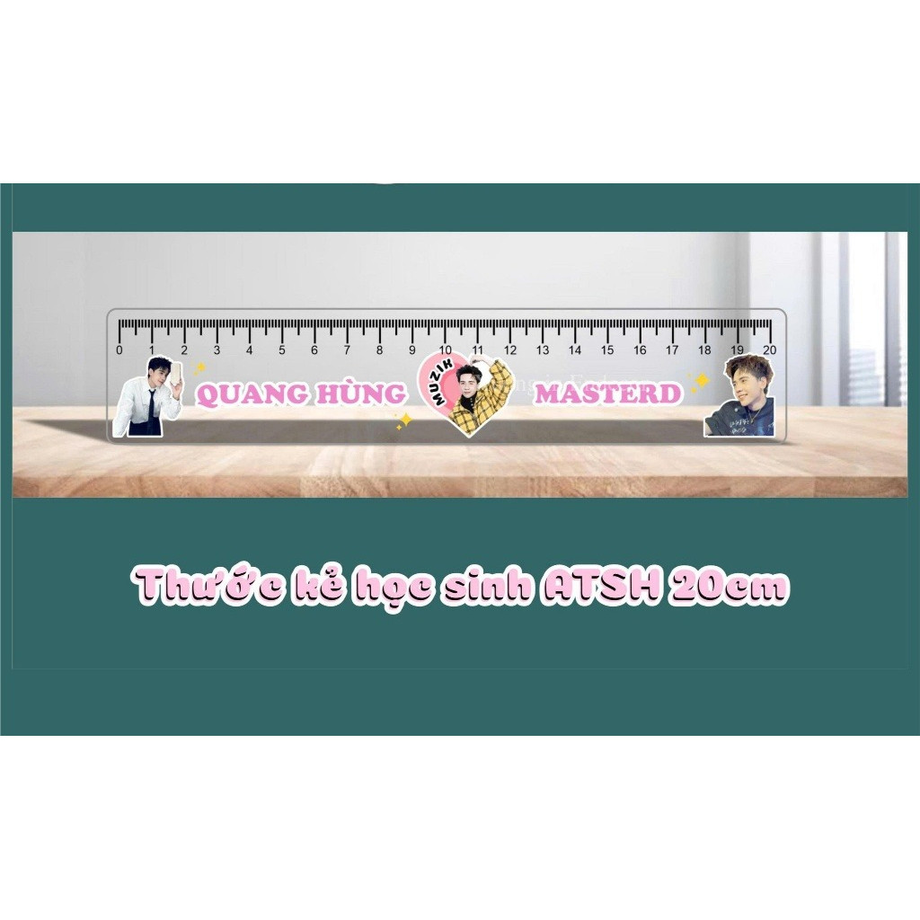 Thước kẻ cho fan Quang Hùng masterd ,Hieuthuhai ,Negav ,Dương Domic ,Rhyder ,Captain boy ,Jack J97,Sơn Tùng MTP, Sơn K,