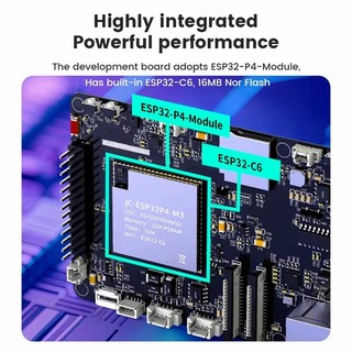 Bảng phát triển ESP32P4 + ESP32-C6 -ESP32P4-M3 Module 6 5