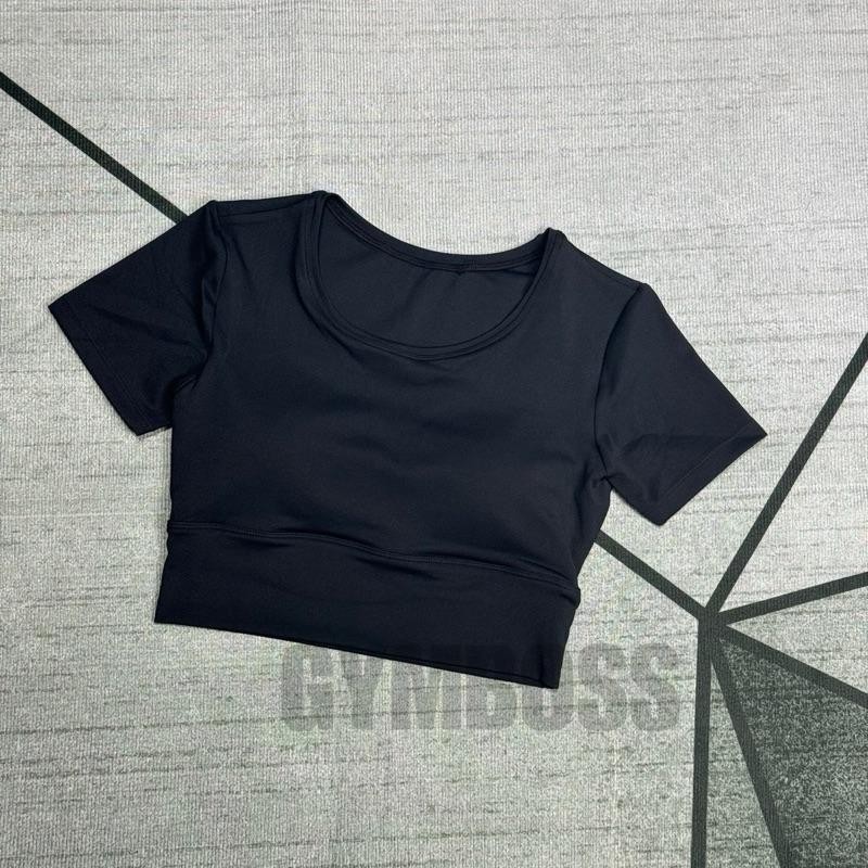 Áo Croptop Tập Gym,Yoga Cao Cấp,Chất Poly Mềm Mịn,Co Giãn,Tôn Form,Sẵn Mút Rời Thay Thế Tiện Lợi GB234
