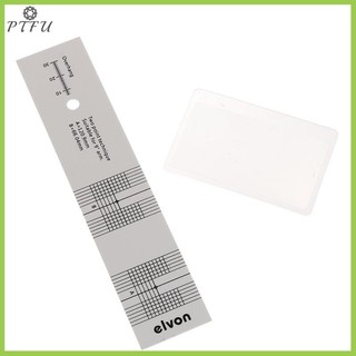PTFU Pickup Hiệu Chuẩn Khoảng Cách Đo Protractor Phono Cartridge Stylus Alignment Mới