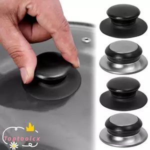 TOPTOOLCX 1 / 2 / 4 Núm Nắp Nồi, Bộ Phận Tay Cầm Đa Năng Nắp Chảo Tay Cầm, Dụng Cụ Nấu Ăn Nhà Bếp Tay Cầm Thay Thế Phụ Kiện Nhà Bếp Nắp Chảo Kính