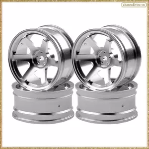 6 Spoke RC Phụ tùng ô tô Vành bánh xe cho RC 1 / 10 On-Road 1052 Drift TE37 + Bạc