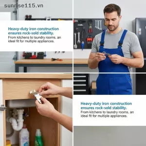 Áo ngực buộc chặt máy rửa chén SRVN 2 chiếc 8269145 Bộ giá đỡ Undercounter với 2 ốc vít Lắp đặt dễ dàng để sửa chữa thiết bị nhà bếp.