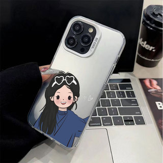 Cặp Đôi Cô Gái IMD Ốp Lưng Điện Thoại iPhone 17 16 15 14 13 12 11 Pro Max Plus X Xr Xs Max 7 8 Plus Ốp Điện Thoại