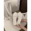 TT Phiên Bản Hàn Quốc Thời Trang Chấm Bi Trong Suốt Nêm Gót Chân Flip-Flops Nữ Cao Gót Mũi Tròn Mở Mũi Sang Trọng