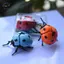 HFTOY 1 / 4 Chiếc Sáng Tạo Prankster Hoạt Hình Côn Trùng Đồ Chơi Mô Hình Wind Up Beetle Bionic Đồ Chơi Scarab Beetle Trẻ Em Nhựa Động Vật Lên Gió Đồ Chơi ~