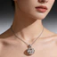 Shuling Nữ Dainty Vuông Cube Mặt Dây Chuyền Vòng Cổ Choker