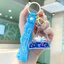 Xanh Bầu Trời Đầy Sao Lấp Lánh Sailing Hình Móc Khóa Trong Suốt Acrylic Mặt Dây Chuyền Hình Titanic Phụ Kiện