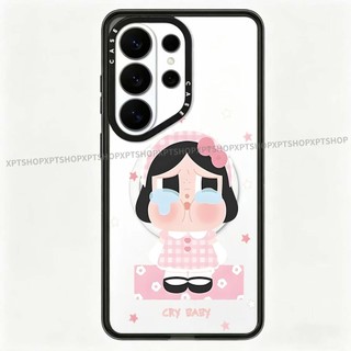 Từ Tính Bowknot Girl Acrylic Cứng Phone Case For Dành Cho Samsung Galaxy S26 25 24 23 22 UItra S26 25 24 Plus Vỏ Bảo Vệ Chống Sốc