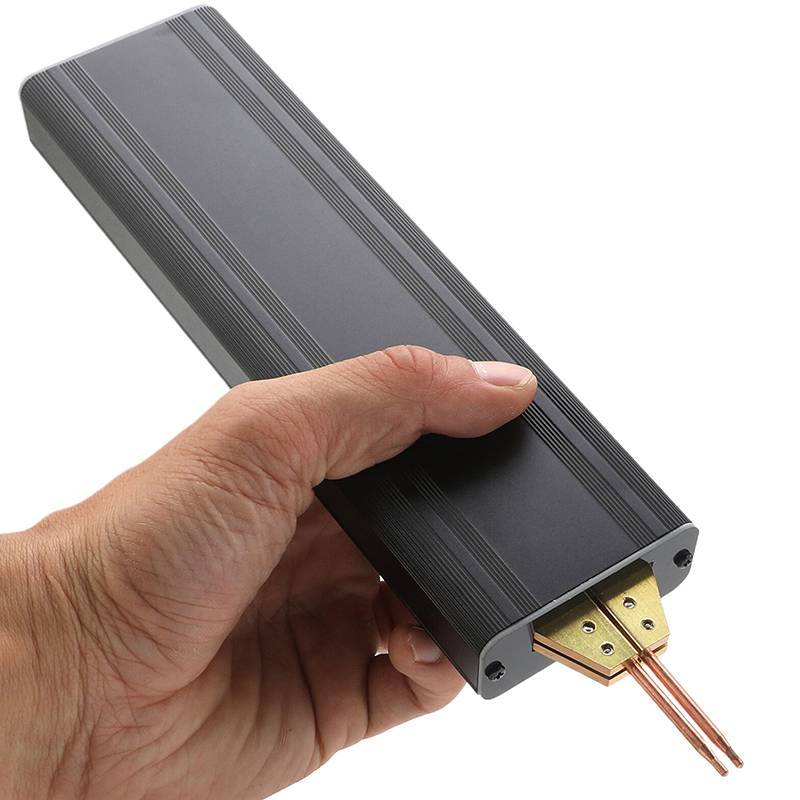 Alittlesetrtu cầm tay cầm tay 18650 Pin Lithium Spot Máy hàn Mini VN