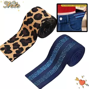 NOTE1 Dụng cụ mở rộng thắt lưng co giãn có thể điều chỉnh, Thắt lưng đàn hồi vô hình có độ đàn hồi cao Polyester, Dụng cụ may vá DIY Không dấu vết Không có khóa Dây đeo mở rộng đàn hồi Quần jean / Váy