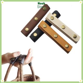 [Còn hàng] Bọc tay cầm túi hành lý NOOKSTORY, Tay cầm vali thiết kế chống sốc màu trơn, Phụ kiện túi bọc da bằng da PU mềm thực tế