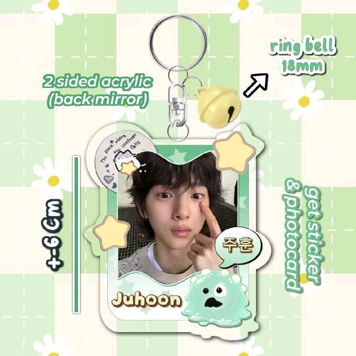 Cortis Keychain - Star PoyPoy FREE PHOTOCARD+STICKER (Baca Deskripsi) / Gantungan Kunci Cortis - Seonghyeon
