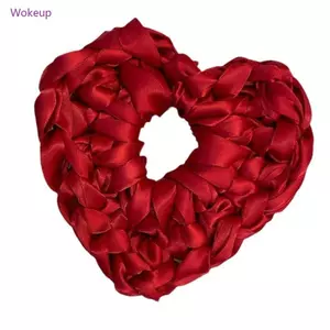 Woke Quá Khổ Tóc Scrunchies Trái Tim Móc Tóc Scrunchy Co Giãn Tóc Dày Updo Tóc Dây Nữ Trang Trí Tóc