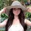 Mũ ngư dân vành rộng Mũ chống nắng sọc màu nhẹ để sử dụng ngoài trời mùa hè mới