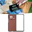 Apill Diyeeni Folding Điện thoại di động Case cho X Fold Điện thoại di động Bảo vệ Điện thoại thông minh PU Thoải mái trong tay Điện thoại đầy đủ (Màu đen)