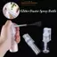 Bình xịt kim sa nổi bật IAPPORTUNIA, Bình xịt bột nhựa 35ml / 50ml, Ống đóng chai phụ có thể nạp lại