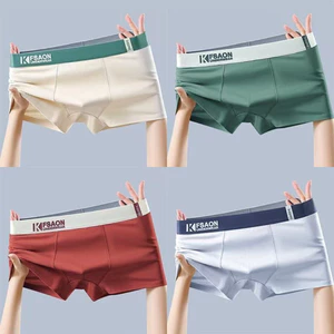 Quần short Boxer nam thanh niên phong cách Đông Nam Á dáng rộng đơn giản.