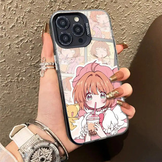 Ốp lưng có thể dùng cho iPhone 7Plus 11 15 12 14 13 Pro Max XR 8 Plus X XS Max SE, ốp điện thoại dễ thương chủ đề Anime