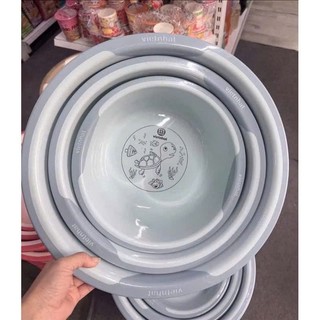 SET 3 MÓN CHẬU NHỰA VIỆT NHẬT, CHẬU NHỰA CAO CẤP, chậu rửa mặt, chậu giặt cực dày dặn