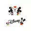 Miếng Dán Xe Hơi Mickey Hoạt Hình Độc Đáo Ngộ nghĩnh Trang Trí Khối Cơ Thể Xước Miếng Dán Chuột Mickey Dễ Thương Sáng Tạo 26.3.22