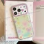 Ốp Điện Thoại Acrylic Thủy Tinh Màu Gradient Trái Tim Tình Yêu Cho iPhone 17 Pro Max 16 15 14 Vỏ Bảo Vệ Chống Sốc