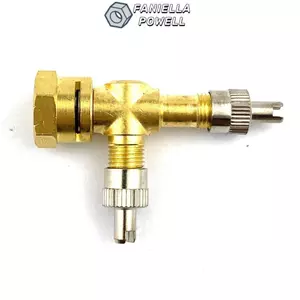 Van FANIELLAPOWELL TPMS, Phụ kiện lốp xe đồng Tee Adapter ', Cổng thân van 3 chiều bền