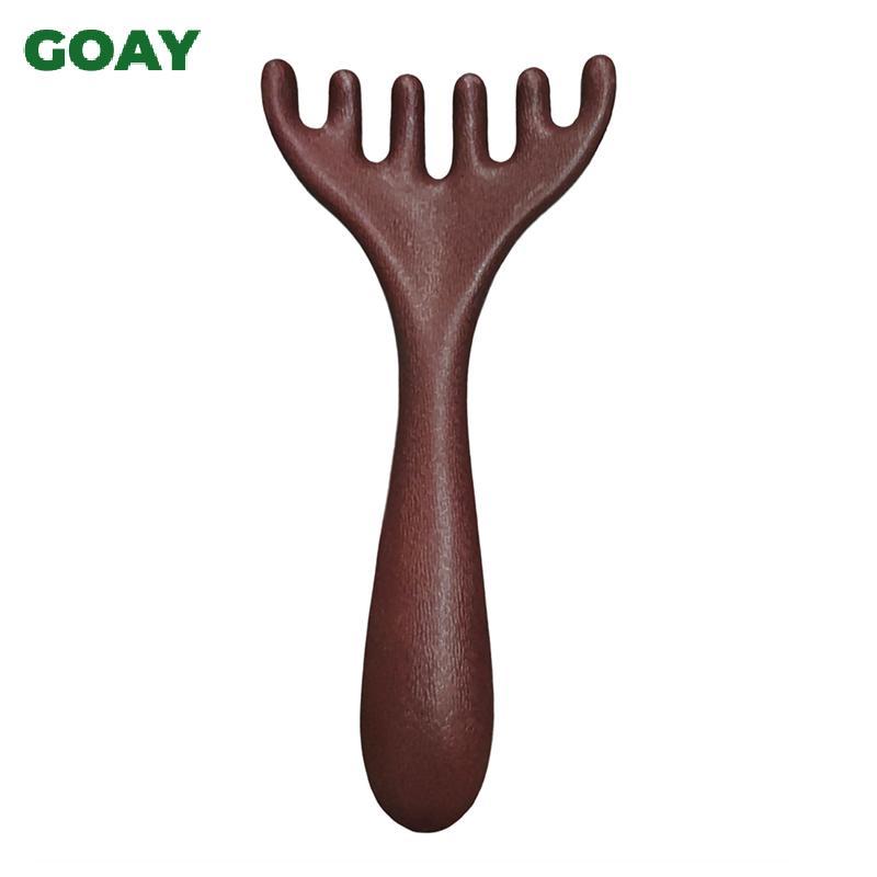GOAY Body Meridian Massage Lược Nhựa Hươu Răng Rộng Châm Cứu Giúp Lưu Thông Máu Chống Tĩnh Điện Tóc Mịn VN