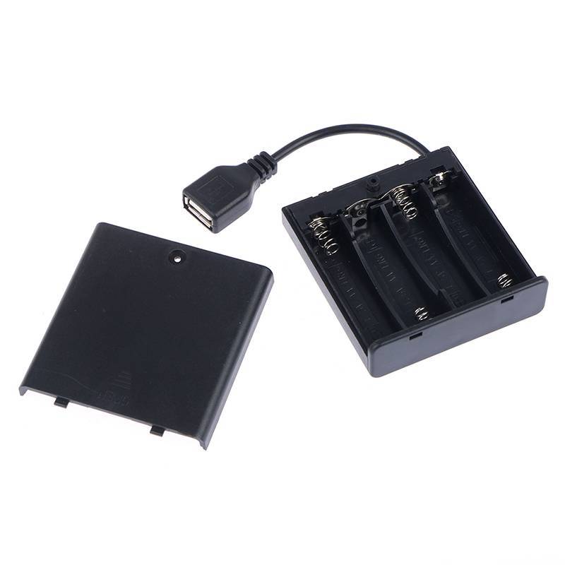 Hộp pin USB GOAY 4 X AA cho đèn LED dải 5V Bộ nguồn Mini USB VN