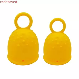 Cốc kinh nguyệt bằng silicon CODECOVED, Cốc silicon tái sử dụng chống rò rỉ hàng tháng, Tay cầm vòng kéo mềm cầm tay Vòng kinh nguyệt Cốc thu kinh nguyệt Âm đạo Bơi lội