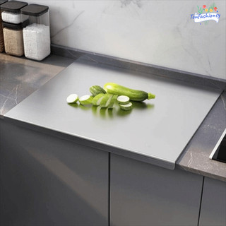 Thớt ITRUMPET, Thớt Thép không gỉ chống trượt bằng thép không gỉ, Hình chữ nhật nhà bếp có bảo vệ mặt bàn môi tại nhà
