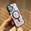 Đầy đủ lát bột mâm xôi Thích hợp iPhone17/16 trường hợp 151413 mô hình mới 1211 hút từ