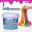 Pha Lê Bùn Trẻ Em Slime Tạo Bọt Keo Giáo Dục Ôm Xô 24 Màu Handmade DIY Màu Bùn Đồ Chơi 0624