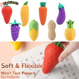 HIGHVIEWLS Tẩy, Không Để Lại Dấu Bút Chì Cực Lớn Tẩy, Bền Hình Trái Cây Bút Chì Cao Su Trở Lại Trường Học