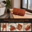 Ví nữ IFANIN, Túi ly hợp dài siêu mỏng gấp, Túi xách tay công suất lớn sáp dầu da kẹp tiền Túi xách thiết kế thương hiệu