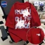 （Giao hàng 24h）Angela Áo thun trắng NASA in hình mèo tia chớp - Form oversize, chất liệu cotton, tay ngắn thời thượng