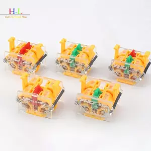 HL LA38 Nút phẳng Tự đặt lại Công tắc nguồn Lo Bule Công tắc nguồn One On One Off / two Thường mở / two Thường đóng LMWU