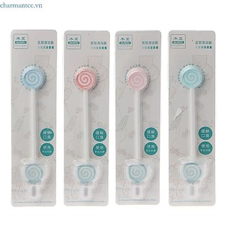 Charmantcc1 Lollipop Bàn chải làm sạch lưỡi cho bé Dụng cụ cạo lưỡi trẻ em Chăm sóc trẻ em Miếng dán mới nhất cho trẻ sơ sinh