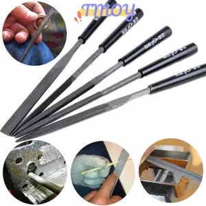 TMOY 5 Cái / bộ Tập Tin Kim Loại Thủy Tinh Đá Trang Sức Khắc Gỗ Thủ Công Sửa Chữa TMOY